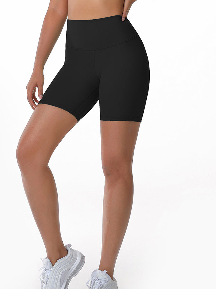 Wide Waistband Sports Shorts